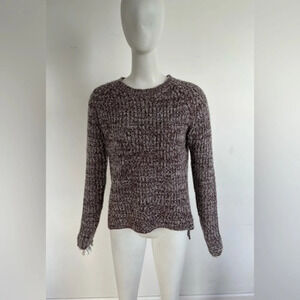 Love & Liberty women's brown  knit sweater soft top shirt Long Sleeve Size Small